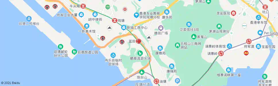 香港滙景花園_巴士站地圖_香港巴士_妙搜巴士搜尋2025