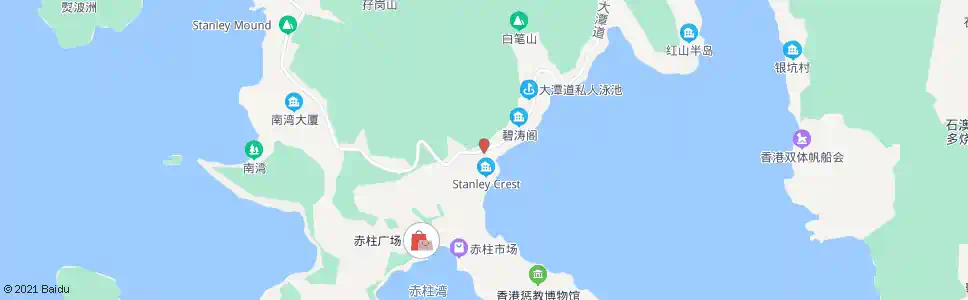 香港赤柱峽道_巴士站地圖_香港巴士_妙搜巴士搜尋2025