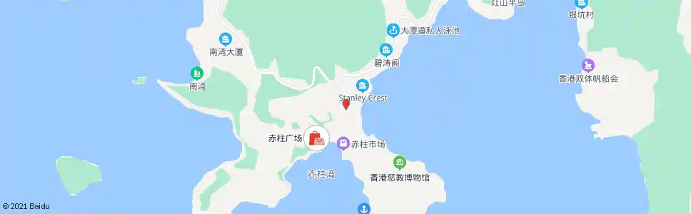 香港赤柱崗道_巴士站地圖_香港巴士_妙搜巴士搜尋2025