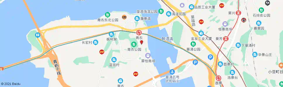 香港青衣運動埸_巴士站地圖_香港巴士_妙搜巴士搜尋2025
