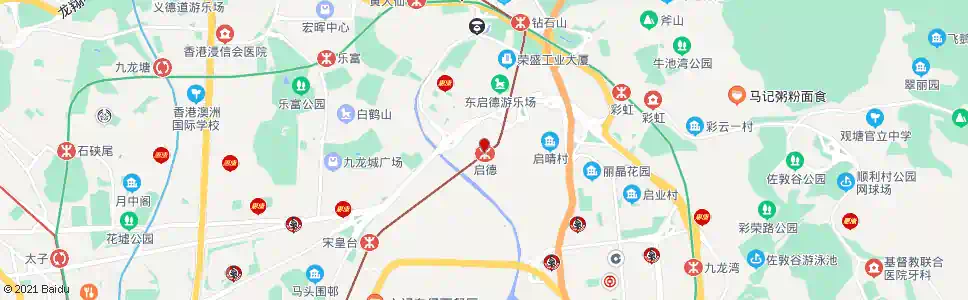 香港啓德花園_巴士站地圖_香港巴士_妙搜巴士搜尋2025