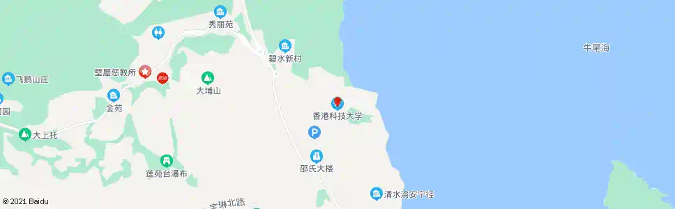 香港香港科技大學_巴士站地圖_香港巴士_妙搜巴士搜尋2025