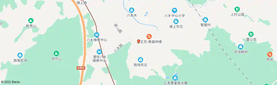 香港元崗村_巴士站地圖_香港巴士_妙搜巴士搜尋2025