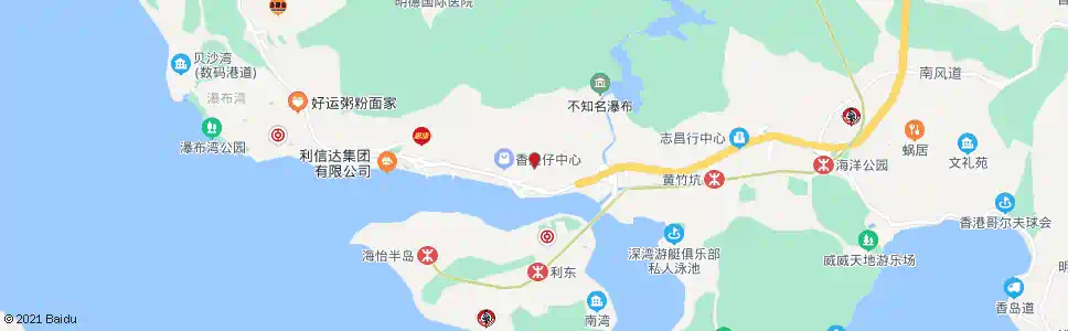 香港香港仔大道_巴士站地圖_香港巴士_妙搜巴士搜尋2025