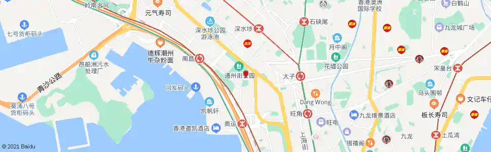 香港港灣豪庭(大角咀道)_巴士站地圖_香港巴士_妙搜巴士搜尋2025