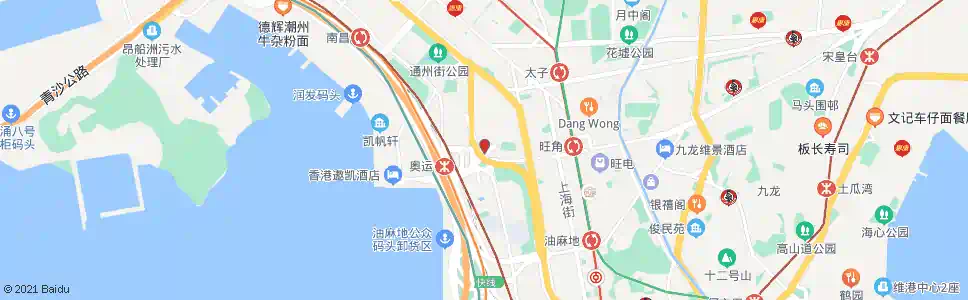 香港櫸樹街_巴士站地圖_香港巴士_妙搜巴士搜尋2025