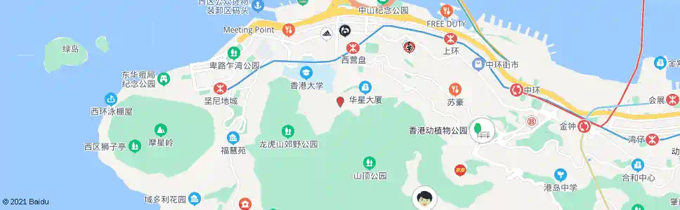 香港寶珊道(寶城大廈)_巴士站地圖_香港巴士_妙搜巴士搜尋2025