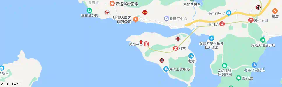 香港海怡半島美暉閣_巴士站地圖_香港巴士_妙搜巴士搜尋2025