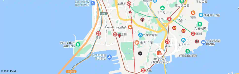 香港匯翔道廣東道_巴士站地圖_香港巴士_妙搜巴士搜尋2025