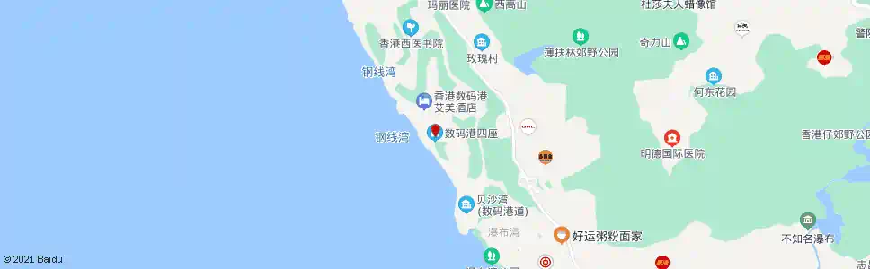 香港數碼港三座_巴士站地圖_香港巴士_妙搜巴士搜尋2025