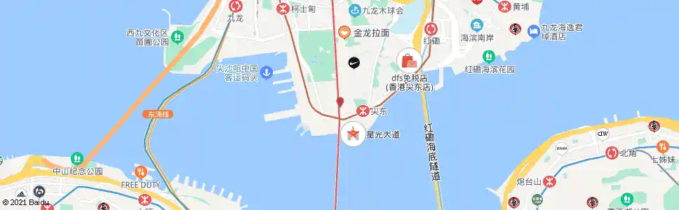 香港中間道_巴士站地圖_香港巴士_妙搜巴士搜尋2025