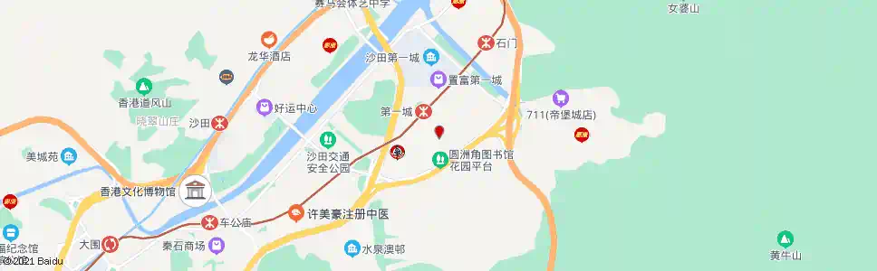 香港沙田(愉翠苑)_巴士站地圖_香港巴士_妙搜巴士搜尋2025
