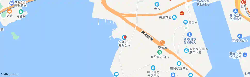 香港友聯船廠_巴士站地圖_香港巴士_妙搜巴士搜尋2025