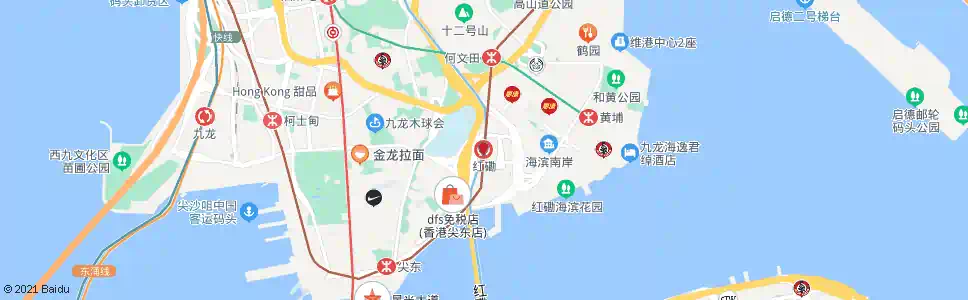 香港紅磡廣場_巴士站地圖_香港巴士_妙搜巴士搜尋2025