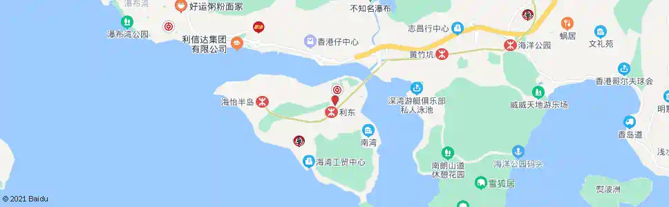 香港漁安苑_巴士站地圖_香港巴士_妙搜巴士搜尋2025