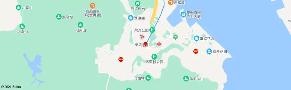 香港柴灣(東)_巴士站地圖_香港巴士_妙搜巴士搜尋2025