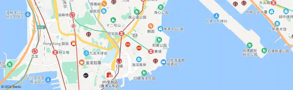 香港紅磡民泰街_巴士站地圖_香港巴士_妙搜巴士搜尋2025