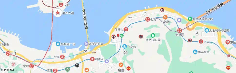 香港電氣道_巴士站地圖_香港巴士_妙搜巴士搜尋2025