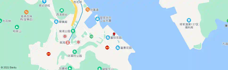 香港藍灣半島_巴士站地圖_香港巴士_妙搜巴士搜尋2025