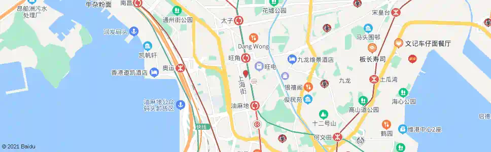 香港山東街_巴士站地圖_香港巴士_妙搜巴士搜尋2025