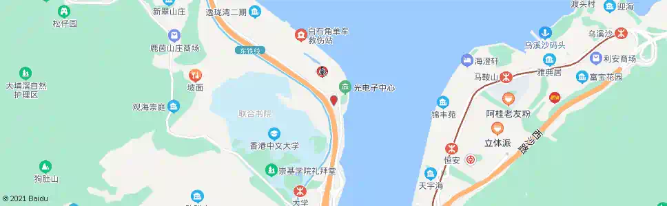 香港香港生物科技研究院_巴士站地圖_香港巴士_妙搜巴士搜尋2025