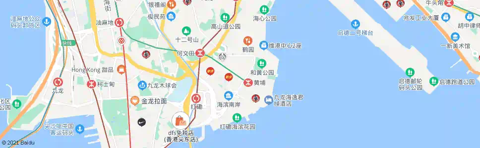 香港黃埔花園黃埔新村紅磡村二期_巴士站地圖_香港巴士_妙搜巴士搜尋2025