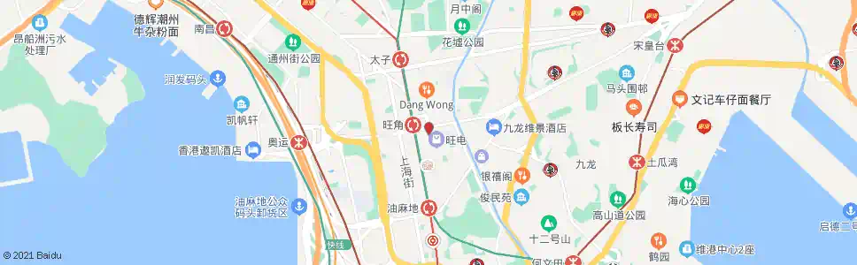 香港通菜街_巴士站地圖_香港巴士_妙搜巴士搜尋2025