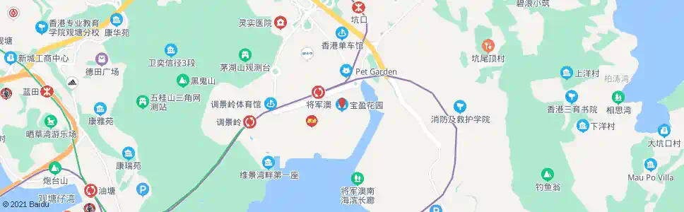 香港寶盈花園_巴士站地圖_香港巴士_妙搜巴士搜尋2025