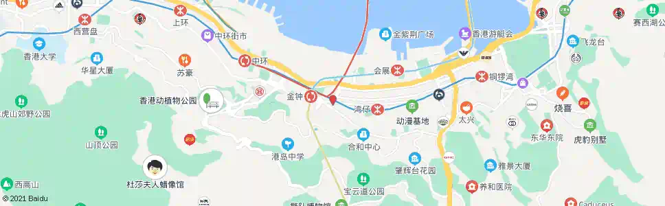 香港金鐘巴士總站_巴士站地圖_香港巴士_妙搜巴士搜尋2025