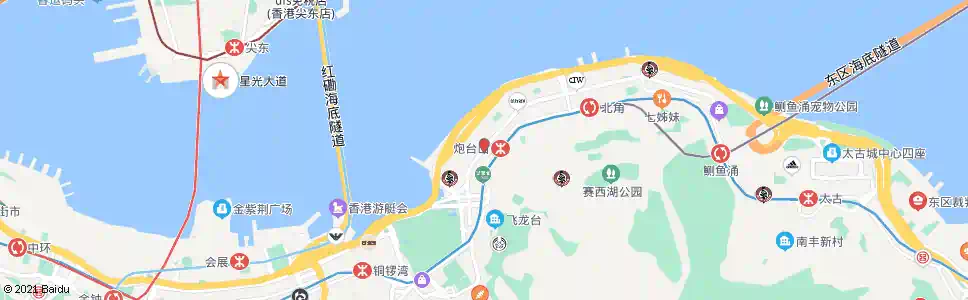香港北角(東)碼頭_巴士站地圖_香港巴士_妙搜巴士搜尋2025