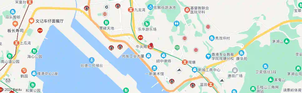 香港觀塘(雅麗道)總站_巴士站地圖_香港巴士_妙搜巴士搜尋2025