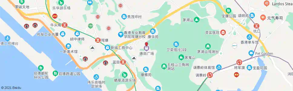香港德田邨德敬樓_巴士站地圖_香港巴士_妙搜巴士搜尋2025