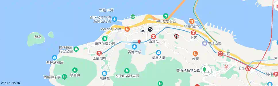 香港港大東閘_巴士站地圖_香港巴士_妙搜巴士搜尋2025