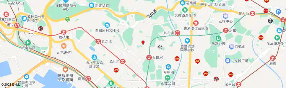香港白田街_巴士站地圖_香港巴士_妙搜巴士搜尋2025