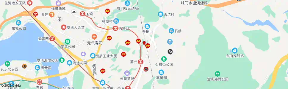香港葵芳站(興寧路)_巴士站地圖_香港巴士_妙搜巴士搜尋2025