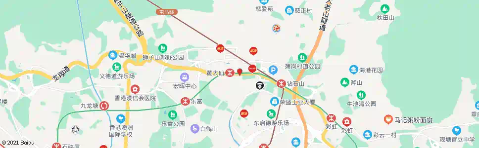 香港沙田坳道前_巴士站地圖_香港巴士_妙搜巴士搜尋2025