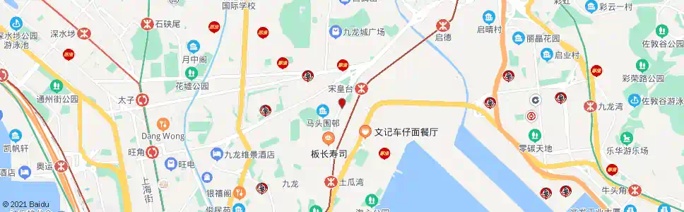 香港宋皇台道_巴士站地圖_香港巴士_妙搜巴士搜尋2025