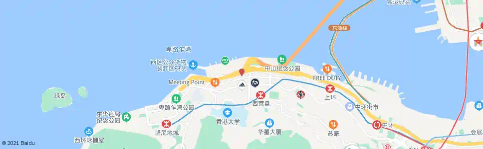 香港乾諾道西_巴士站地圖_香港巴士_妙搜巴士搜尋2025