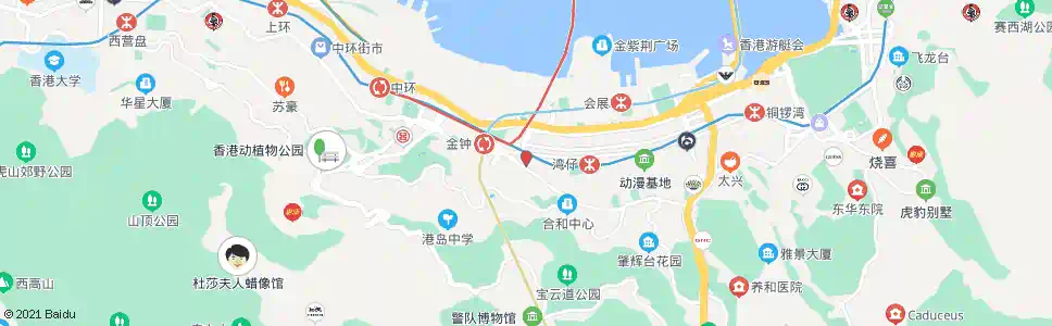 香港晏頓街_巴士站地圖_香港巴士_妙搜巴士搜尋2025