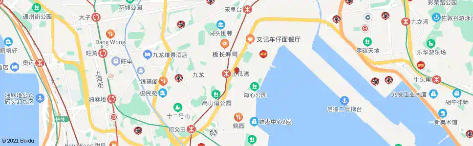 香港土瓜灣落山道_巴士站地圖_香港巴士_妙搜巴士搜尋2025