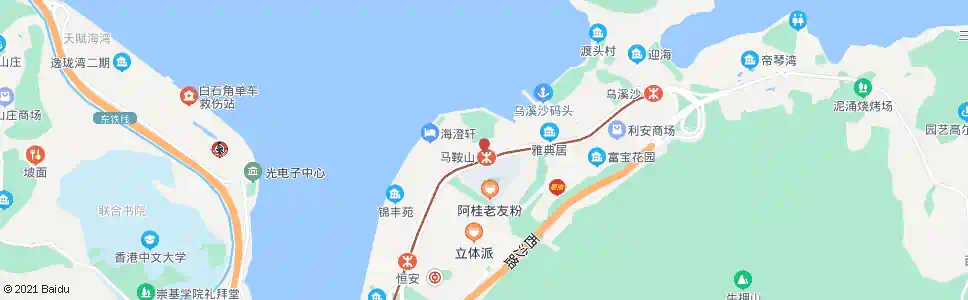 香港馬鞍山廣場_巴士站地圖_香港巴士_妙搜巴士搜尋2025