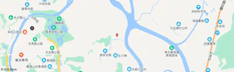 香港元朗污水處理廠_巴士站地圖_香港巴士_妙搜巴士搜尋2025