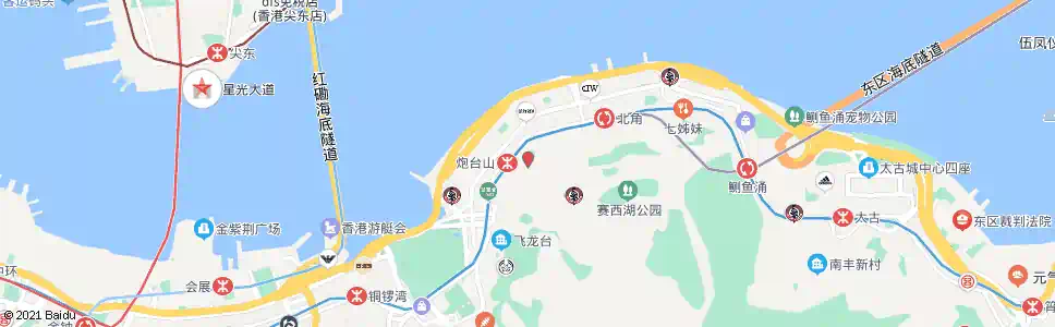 香港聖彼得堂(炮台山道)_巴士站地圖_香港巴士_妙搜巴士搜尋2025