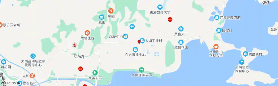 香港大埔工業邨_巴士站地圖_香港巴士_妙搜巴士搜尋2025