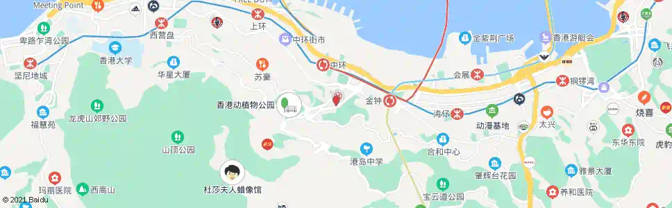 香港中環(交易廣場)_巴士站地圖_香港巴士_妙搜巴士搜尋2025