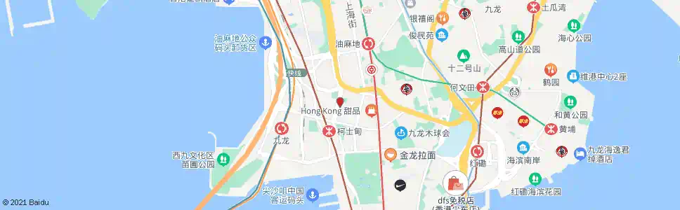 香港富利來商業大廈(渡船街)_巴士站地圖_香港巴士_妙搜巴士搜尋2025