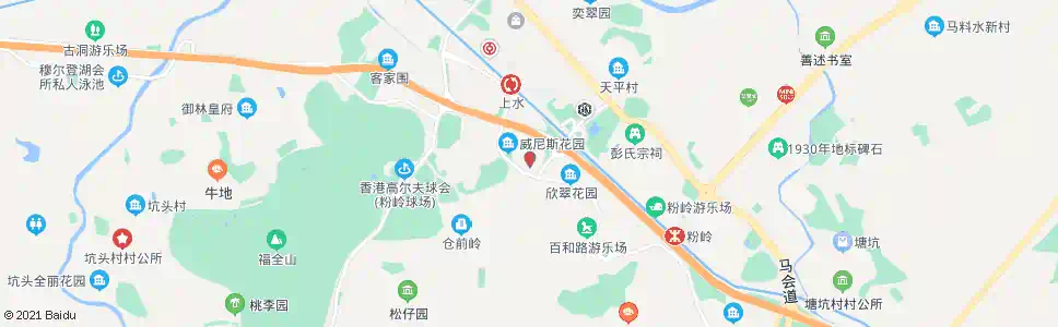 香港上水官立中學_巴士站地圖_香港巴士_妙搜巴士搜尋2025