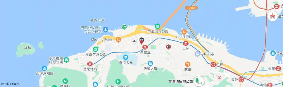 香港西園_巴士站地圖_香港巴士_妙搜巴士搜尋2025