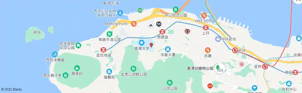 香港大學堂_巴士站地圖_香港巴士_妙搜巴士搜尋2025