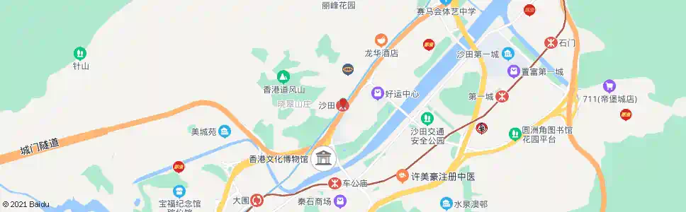 香港沙田站_巴士站地圖_香港巴士_妙搜巴士搜尋2025